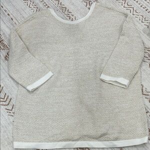 Sud express Cream & gold Women's Sweater